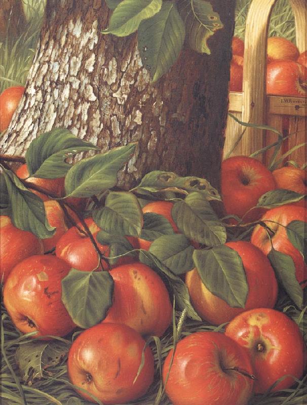 Prentice, Levi Wells Apples Beneath a Tree Sweden oil painting art